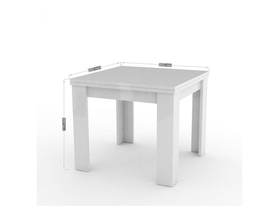 Ausziehbarer Tisch aus nachhaltigem Holz bis 180 cm - Perro
