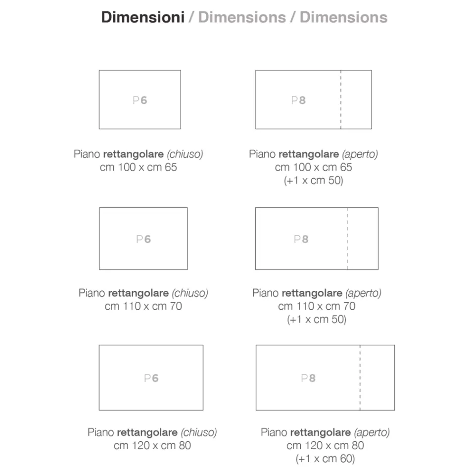Ausziehbarer Tisch bis 180 cm aus anthrazitfarbenem Metall Made in Italy - Beatrise Viadurini