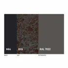 Ausziehbarer Esstisch auf 2,8 m mit Keramik- und Metallbeinen - Paoluccio Viadurini