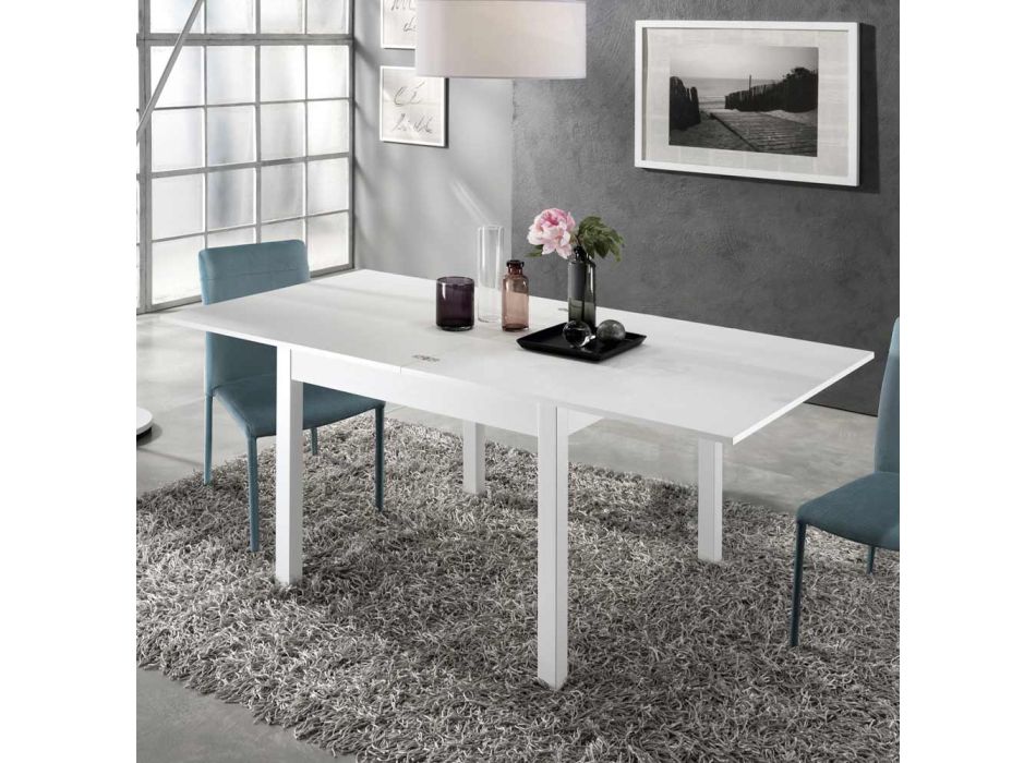 Ausziehbarer 2 m langer 10-Sitzer-Tisch in modernem Design aus Holz – Tuttitto Viadurini