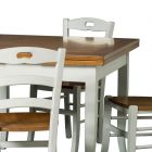 Ausziehbarer Tisch auf 200 cm mit 4 Holzstühlen Made in Italy – Amethyst Viadurini