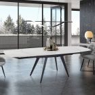 Ausziehbarer Tisch auf 200 cm mit drehbarer Öffnung – Butego Viadurini