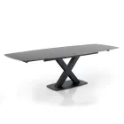 Ausziehbarer Tisch auf 230 cm mit Platte in Marmoroptik – Batofilo Viadurini