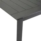 Ausziehbarer Tisch 240 cm aus Aluminium mit verschiedenen Oberflächen - Notebook Viadurini