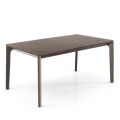 Ausziehbarer Tisch auf 240 cm aus Holz mit Platte aus MDF – Ruthenium