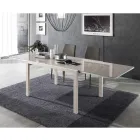 Ausziehbarer Tisch bis 240 cm in lackiertem Holzdesign Made in Italy - Jacobs Viadurini