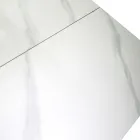 Ausziehbarer Tisch 260 cm aus Metall und synthetischem Stein - Unterwasser Viadurini