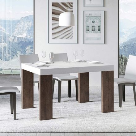 Ausziehbarer Tisch auf 440 cm in verschiedenen Ausführungen, hergestellt in Italien – Baum Viadurini