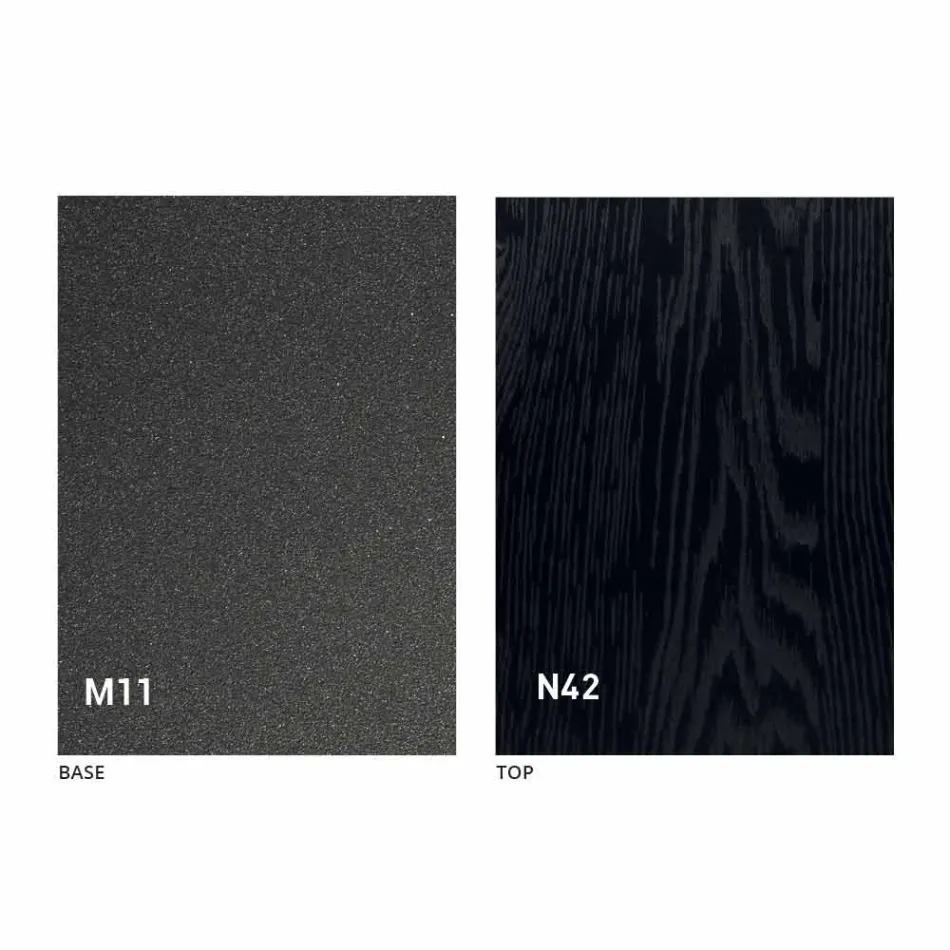 Ausziehbarer Esstisch aus Holz und Metall bis zu 280 cm - Gallotto Viadurini