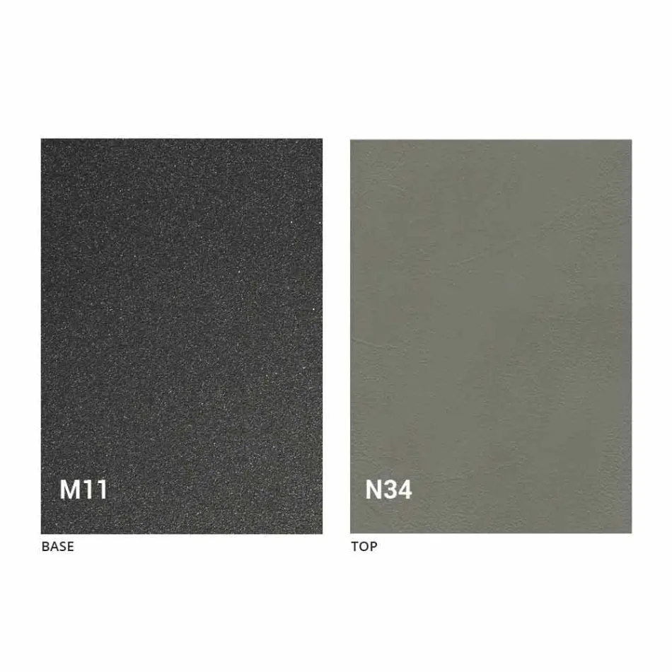 Ausziehbarer Esstisch aus Holz und Metall bis zu 280 cm - Gallotto Viadurini