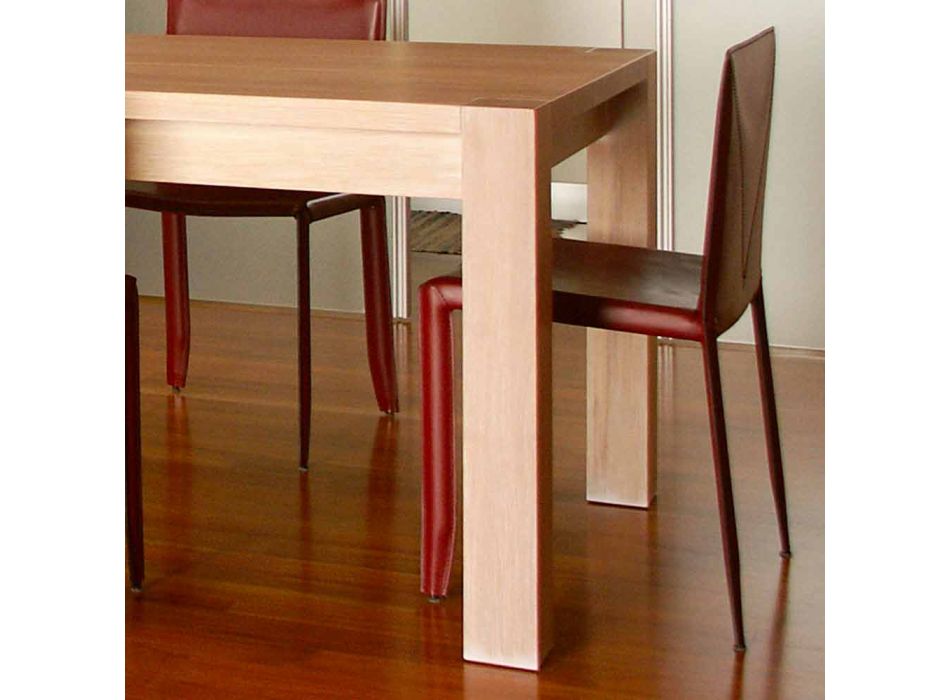 Ausziehbarer Designtisch aus Eichenholz, L160 / 260xP90cm, Jacob