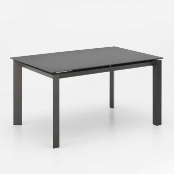 Design ausziehbarer Tisch mit Keramik- und MDF-Platte, Nosate
