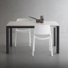 Ausziehbarer Tisch bis 232 cm quadratisch aus HPL Made in Italy - Filiberto Viadurini