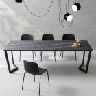 Ausziehbarer Tisch bis 238 cm Metall und farbiges Hpl Made in Italy - Pablito Viadurini