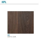 Ausziehbarer Tisch bis 240 cm Platte aus farbigem HPL Made in Italy - Filiberto Viadurini
