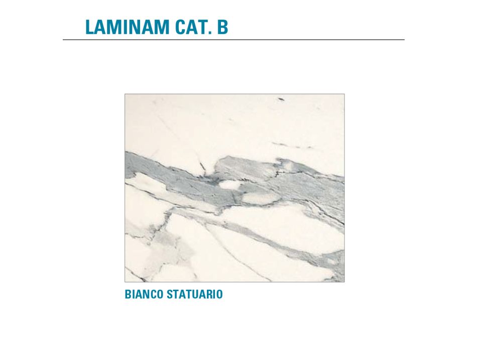 Ausziehbarer Tisch bis 240 cm Platte aus Laminam Made in Italy - Filiberto Viadurini