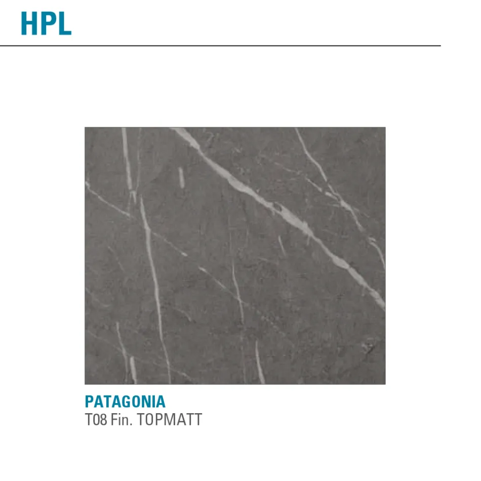 Ausziehbarer Tisch bis 334 cm aus Aluminium und HPL Made in Italy - Filiberto Viadurini