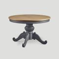 Ausziehbarer Tisch bis zu 160 cm aus Eiche und Massivholz – Lycium