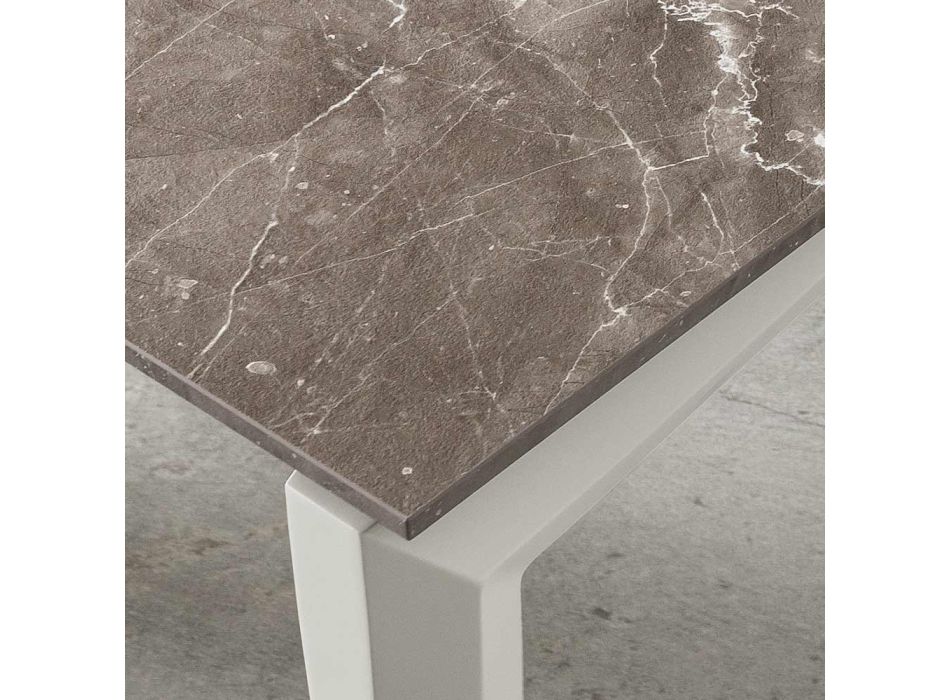 Ausziehbarer Tisch Bis zu 240 cm mit HPL-Platte Made in Italy - Fantastisch