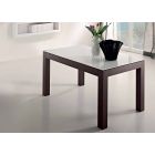 Ausziehbarer Tisch bis zu 270 cm aus Glas und Eschenholz Made in Italy - Homer Viadurini