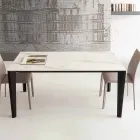 Ausziehbarer Tisch bis 290 cm aus Glaskeramik Made in Italy - Polonio Viadurini