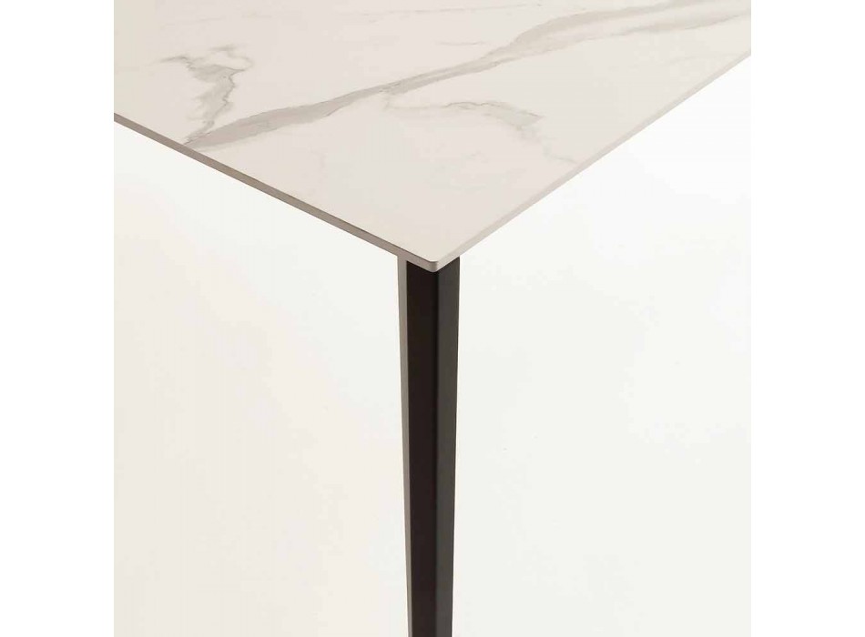 Ausziehbarer Tisch bis 290 cm aus Glaskeramik Made in Italy - Polonio