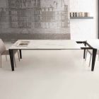 Ausziehbarer Tisch bis 290 cm aus Glaskeramik Made in Italy - Polonio Viadurini