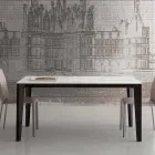 Ausziehbarer Tisch bis 290 cm aus Glaskeramik Made in Italy - Polonio Viadurini