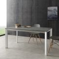 Ausziehbarer Tisch bis zu 3 Meter aus Aluminium und Urbino-Melamin