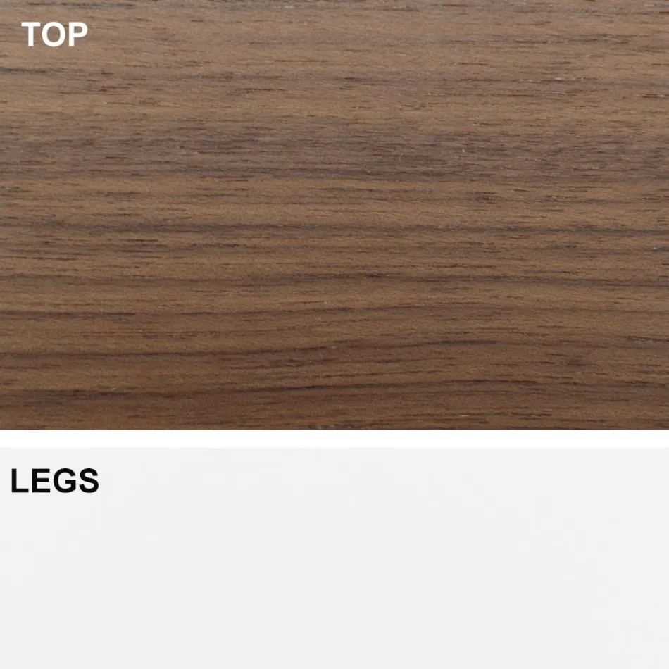 Ausziehbarer Tisch bis 300 cm mit furnierter Platte, hergestellt in Italien – Grotta Viadurini