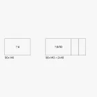 Ausziehbarer Glaskeramiktisch Fokos Terra Finish Made in Italy - Ariel Viadurini