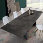 Moderner Ausziehtisch mit Steinzeugplatte made in Italy, Erve Viadurini