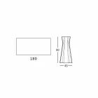 Hoher Tisch mit HPL-Platte und Polyethylenbasis Hergestellt in Italien - Tinuccia Viadurini