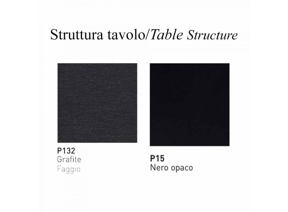 Tisch mit ausziehbarer Platte bis 220 cm aus Keramik Made in Italy - Connubia Lord Viadurini