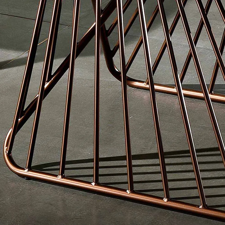 Tisch mit Platte aus italienischer moderner Glaskeramik, Mitia Viadurini