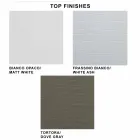 Ausziehbarer Konsolentisch bis 325 cm aus Melamin, hergestellt in Italien – Settimmio Viadurini