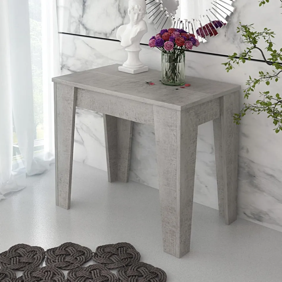 Konsolentisch aus ökologischen Holzpartikelplatten – Curio Viadurini