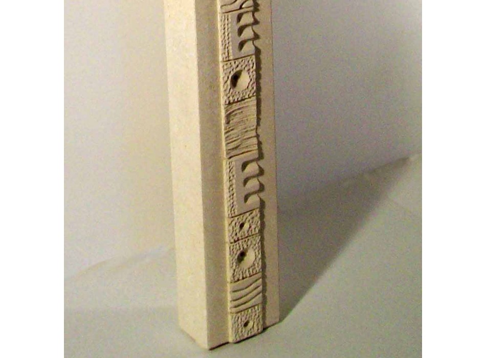 Erweitern von rechteckigem Konsole Stein und Kristall Design Abydos Viadurini