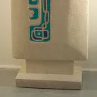 Erweitern von rechteckigem Konsole Stein und Kristall Soter Entwurf Viadurini