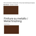 300 cm Glastisch mit Metallgestell, hergestellt in Italien – Design: Lunaria Viadurini
