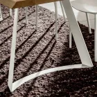 Hochwertiger Küchentisch aus entrindetem Holz, hergestellt in Italien – Pinocchio Viadurini