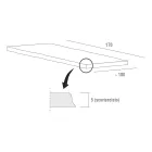 Küchentisch aus hochwertigem, entrindetem Holz, hergestellt in Italien – Pinocchio Viadurini