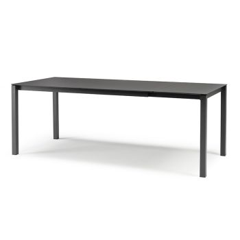 Ausziehbarer Outdoor-Tisch bis 210 cm in HPL Made in Italy - Anis