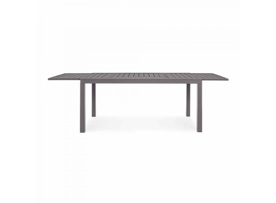 Ausziehbarer Outdoor-Tisch bis 240 cm in Aluminium, Homemotion - Arold Viadurini