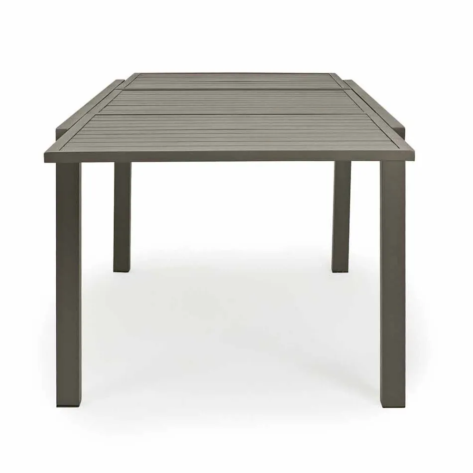 Ausziehbarer Outdoor-Tisch bis 240 cm in Aluminium, Homemotion - Arold Viadurini