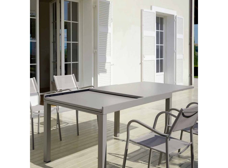 Ausziehbarer Tisch im Freien Bis zu 280 cm aus Metall Made in Italy - Dego