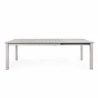 Ausziehbarer Tisch im Freien aus modernem Aluminium Homemotion - Casper Viadurini