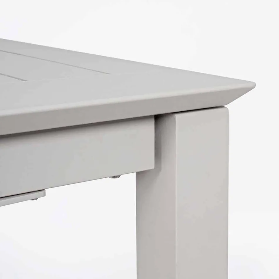 Ausziehbarer Tisch im Freien aus modernem Aluminium Homemotion - Casper Viadurini