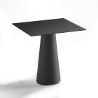 Moderner Outdoor-Tisch aus HPL und mattem Polyethylen, hergestellt in Italien – Forlina Viadurini