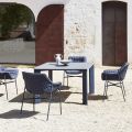 Tisch für den Außenbereich HPL oder Keramik Made in Italy - Plinto von Varaschin